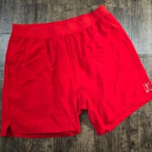 1ST PHORM Athletic Shorts Mens XL Red Excellent Zipper Pocket Gym Training